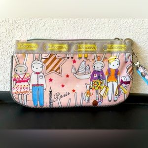 LeSportSac Bunnies in Paris wristlet